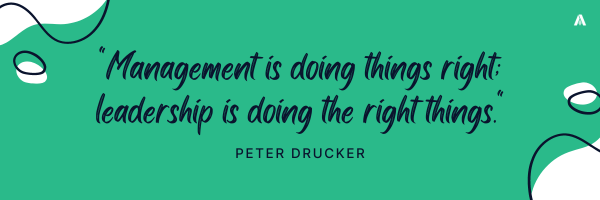 Quote for Peter Drucker